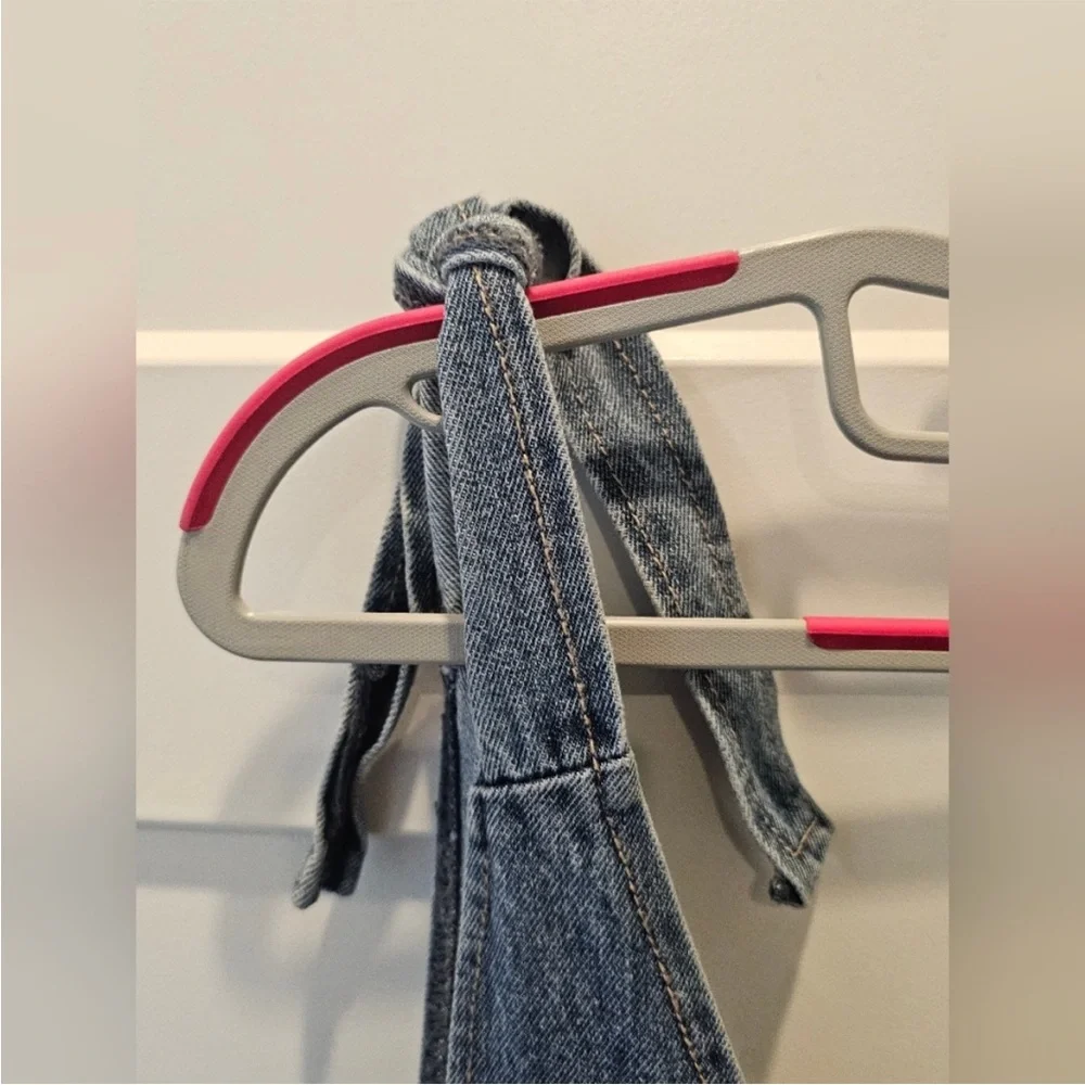 PrettyLittleThing Blue Denim Fabric - Picture 4 of 8